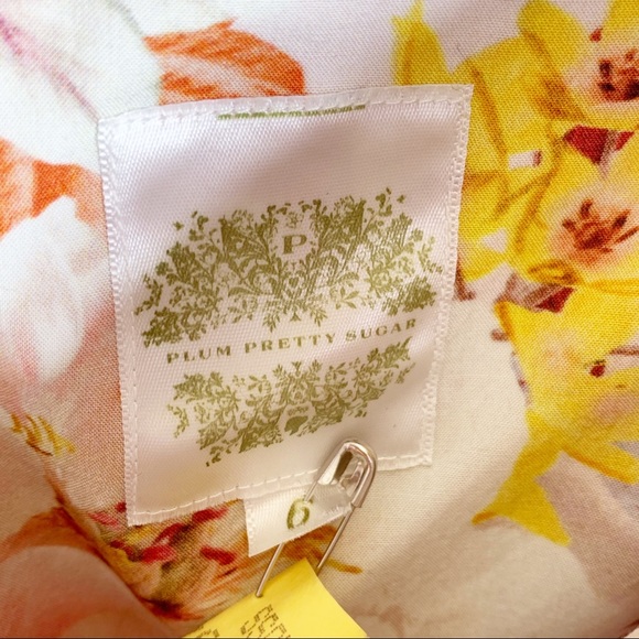 Plum Pretty Sugar - Pink Floral Strapless Midi/Maxi Dress - Picture 13 of 14